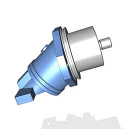 Bent axis hydraulic motor