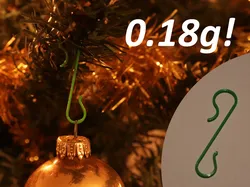 Christmas ball hooks