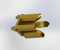Cobham Dual Polarized Crossed Notched Antenna