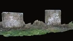 Dunbar, calvary cross graveslabs