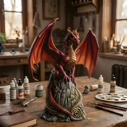 Epic Perched Dragon (High Detail)