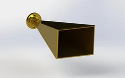 Fairview Microwave 50 to 75 GHz Horn Antenna with WR-15 waveguide (+25 db gain)