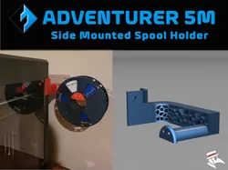 FlashForge Adventurer 5M Side Mount Spool Holder