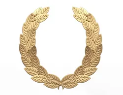 gold laurel wreath