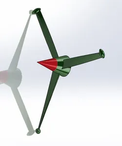PARASITE FIGHTER TAIL PART-TWISTED BLADE
