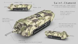 Saint Chamond Battle Tank