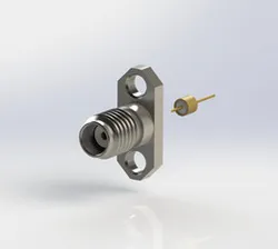 TE Connectivity 38 GHz Super SMA (SSMA) RF Coax Connector