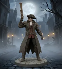 The Night Hunter – Victorian Steampunk Monster Hunter Miniature