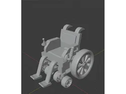Wheelchair - Tabletop miniatures