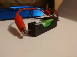 AA holder with screws