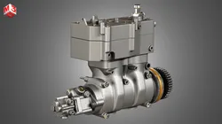 air brake compressor - two piston - mx13 diesel engine