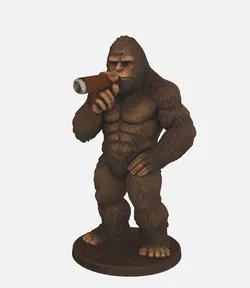 Big Foot with a cigar