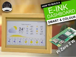 Build a COLOUR E-INK DASHBOARD - Weather | Calendar | Photos | News...