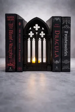 Cathedrale Bookend Gothic Ancient Style Window Booknook