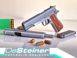 DeSteiner Colt M1911 - mechanically working Prop Gun Pistol