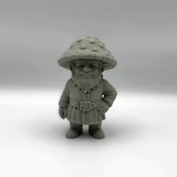 Fișiere pentru imprimante 3D | Fișier 3MF | Gnome with Mushroom Hat