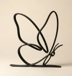 Minimalist Butterfly - Modern Line Art Decor