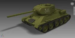 Russian WWII T-34-85