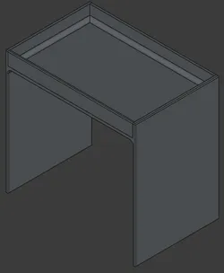 Shelf-200mm wide x 130mm deep x 90mm tall