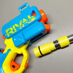 Short Dart 16mm Barrel Collet Adapter _ O-Ring Sealed + Secured _ Nerf Rival Pilot