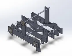 Six leg moving machine