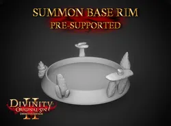 Summon spell base rim (for 25mm base)