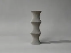Vaso—Montañas superpuestas - Modelo de impresión 3D gratuito