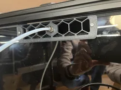 Voron 2.4 Exhaust grill with Bowden tube connector