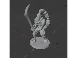 Warcraft Blademaster - Half-orc Fighter