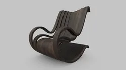 WOODEN ROCKING CHAIR