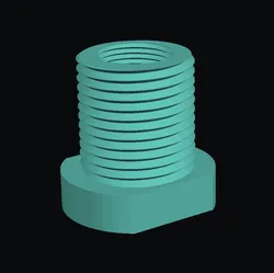 1/2x28mm to 3/4x16 adaptor