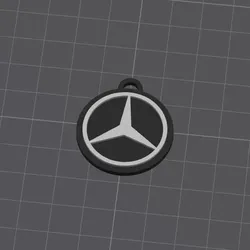 3D printer bestanden | 3MF | Mercedes Benz keychain