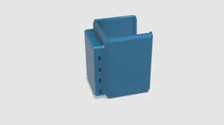 Anker 737 PowerCore 24K bracket for flat surfaces (tie straps required)