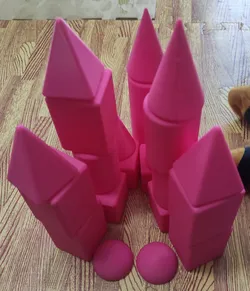 Basic 3d Shapes for kid education