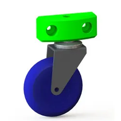 Caster 76mm