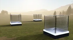 Compact Fog net Mesh Collector