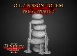 Divinity Original Sin 2 - Oil / poison totem miniature