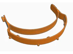 Face shield, Prusa style (compatible) - emergency PPE