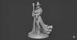 female wizard DND