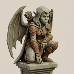 Gargoyle Ranger Character for Tabletop Gaming DnD