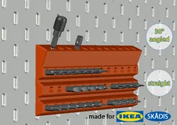HEX-bit holder IKEA SKÅDIS - 2 Version