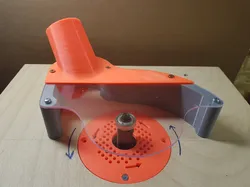 Router table suction