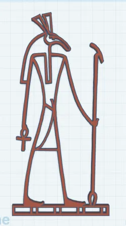 Set, the Egyptian god of evil, chaos, and sandstorms