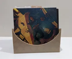 7 inch vinyl record / 45s / 45 RPM EP vertical open storage box