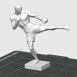 Characters & Creatures STL تنزيل - KICKBOX - Dsgnr