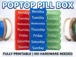 PopTop 7 day Pill Box