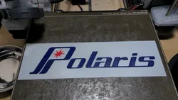 Retro Polaris Logo Sign