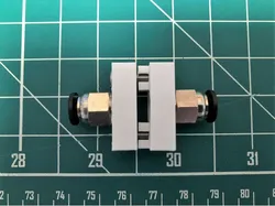 Reverse Bowden Adapter for Hall Precision's SingleCell Enclosure