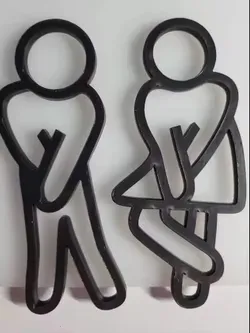 Toilet Door Sign