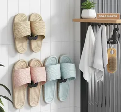 Wall Mounted Shoe & Slipper Holder